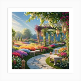 Garden Path 2 Art Print