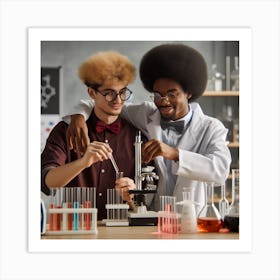 Science Buds Art Print