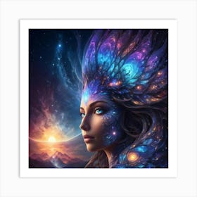 Ethereal Woman Art Print