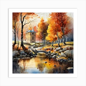 Autumn In The Forest Art Print