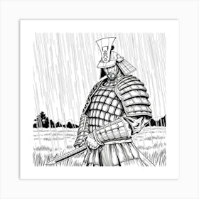 Samurai Art 86 Art Print