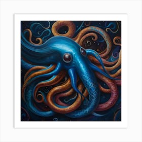 Octopus Art Print