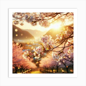 Cherry Blossoms Art Print