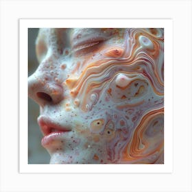 Woman'S Face 3 Art Print