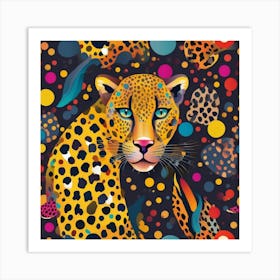 Leopard Seamless Pattern Art Print