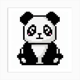 Pixel Panda 1 Art Print