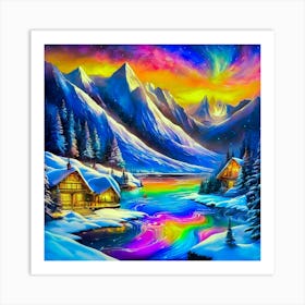 Rainbows In The Sky Art Print