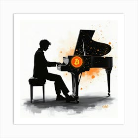 Bitcoin Piano 1 Art Print