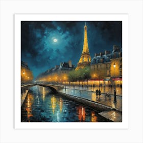 Paris At Night 8 Art Print