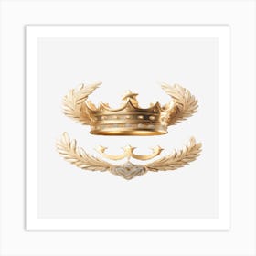 Crown And Laurel Art Print