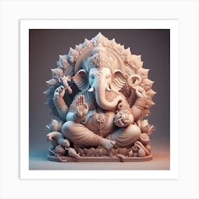 Ganesha 16 Art Print