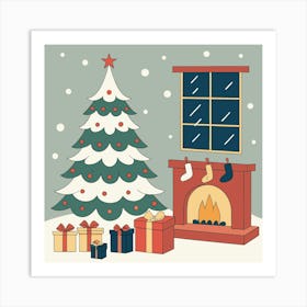 Christmas Card Art Print