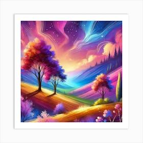 Landscape Painting 263 Art Print