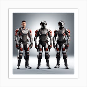 Building A Strong Futuristic Suit Like The One In The Image Requires A Significant Amount Of Expertise, Resources, And Time 17 Art Print