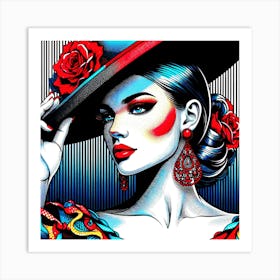 Portrait Artwork 165 Art Print