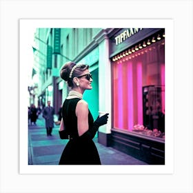 Audrey Hepburn Tiffanys Poster