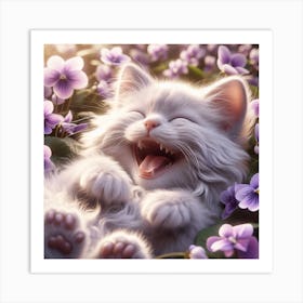 Kitty Cat Art Print