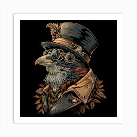 Steampunk Bird 17 Art Print