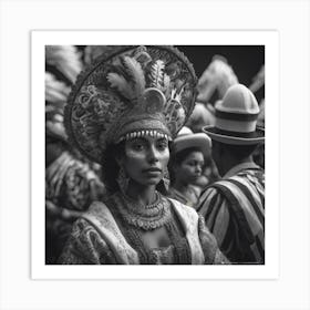 Venezuelan Carnival 4 Art Print