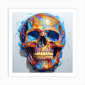 Skull Painting 6 Art Print