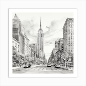 Empire State Building 4 Art Print