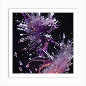 Purple Fairy Art Print