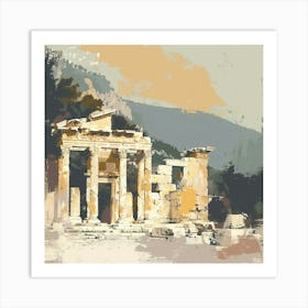 Delphi, Greece 2 Art Print