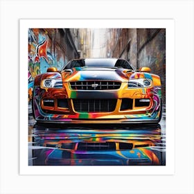 Nissan Gtr 8 Art Print