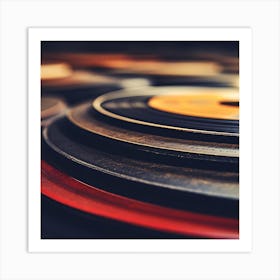 Vinyl Records 10 Art Print