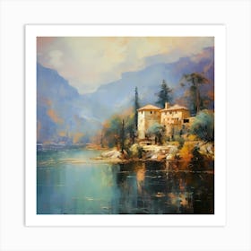 Lake Como Lullaby Art Print