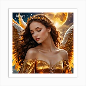 Angel With Wings 1 Art Print