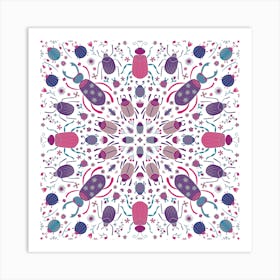 Bug and Beetle Mandala Art Print