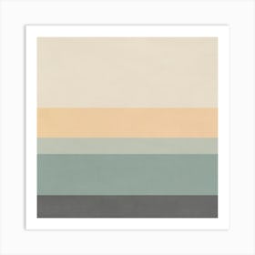 Colored Stripes - 09 Art Print