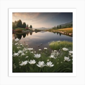 Peaceful Landscapes (70) Art Print