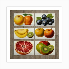 Fruit Set 2 Art Print