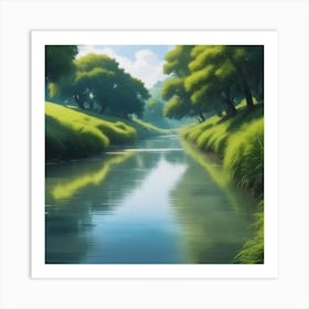 River 3 Art Print