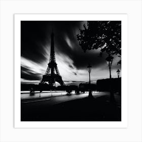 Eiffel Tower At Night 17 Art Print