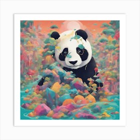 Panda Bear 8 Art Print