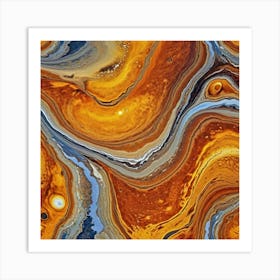 Abstract Swirls Art Print