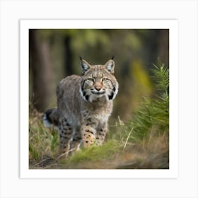 Lynx cat 2 Art Print