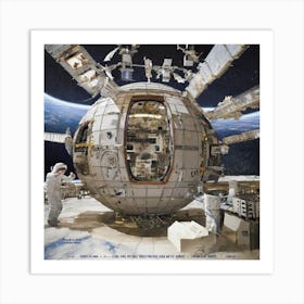 Space Station 61 Art Print