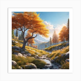 Autumn Forest 16 Art Print