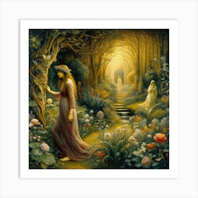 Garden Of The Fairies Art Print