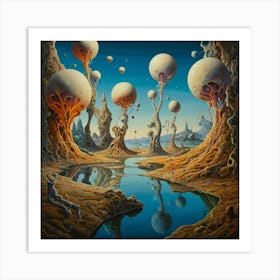 'The Spheres' Art Print