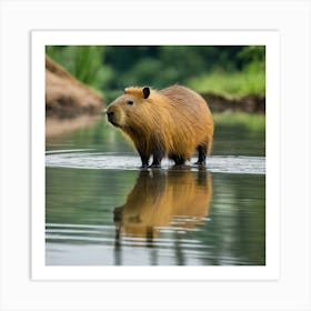 Capybara 1 Art Print