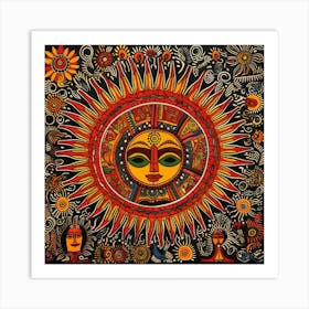 Sun Painting Art Print