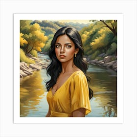 Golden Tranquility Art Print