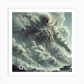 Noxythrax The Vapor Lord Toxic Engulf Art Print