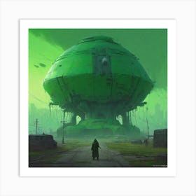 Futuristic City 8 Art Print