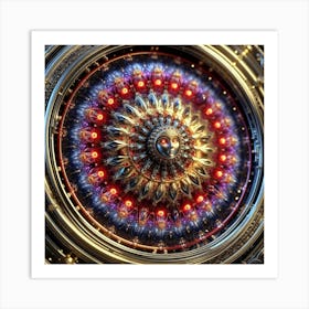 Fractal Mandala 1 Art Print